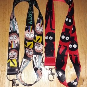 2 Adult Swim Shows Rick & Morty Combo A Lanyards